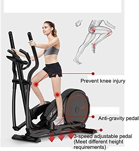 Orbitrek 3 w 1 Rower treningowy Fitness Cardio Maszyna do ćwiczeń odchudzających + Czujniki tętna Bieżnia Spinning Bike i funkcja ruchu krokowego TDD