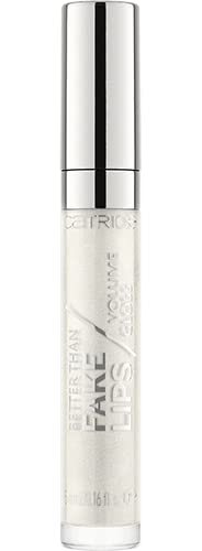 Catrice Better Than Fake Lips Volume Gloss, błyszczyk do ust, nr 010 Maximum Glow, przezroczysty, wygładzający, pielęgnujący, błyszczący, połyskujący, wegański, bez mikroplastiku (5ml)