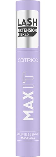 Catrice MAX IT Volume & Length Mascara, tusz do rzęs, nr 010 Deep Black, czarny, objętościowy, przedłużający, intensywny kolor, wegański, odpowiada naszemu standardowi CLEAN BEAUTY, bez perfum (11ml)