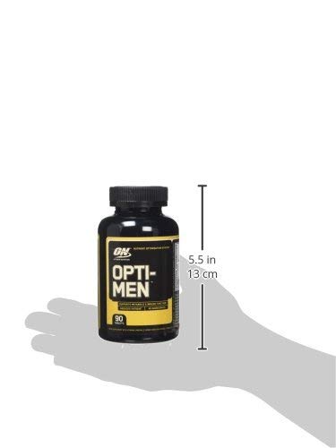 Optimum Nutrition ON Optimen Multiwitamina kapsułki, witaminy i minerały, tabletki dla mężczyzn z cynkiem, magnezem i aminokwasami, kompleks o wysokiej dawce, 30 porcji, 90 kapsułek