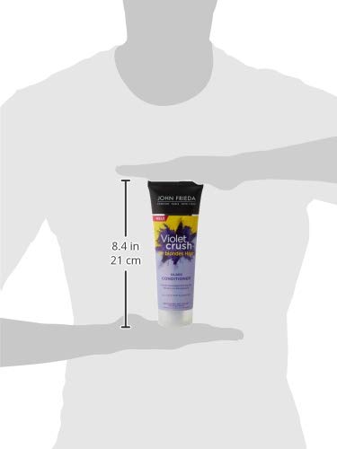 John Frieda Violet Crush — odżywka przeciw żółknięciu odcieniem — zawartość: 250 ml — również przeciwko odcieniom pomarańczy — z fioletowymi pigmentami
