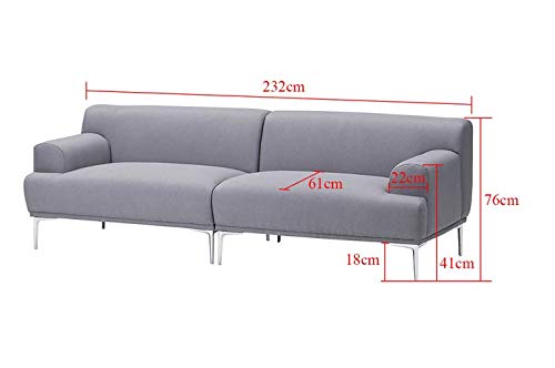 XINTONGSPP Prosta kanapa, sypialnia salon mała sofa, oparcie wypoczynku kanapa, nadaje się do mieszkania sypialni salonu / ogrodu na podwórko sofa