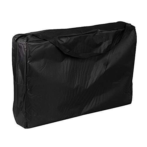 Activ eshop składany stół do masażu, składany, stół do masażu, wygodny z 3 strefami, aluminiowymi nóżkami o regulowanej wysokości i wysokiej jakości ekoskóra z torbą do noszenia, czarny