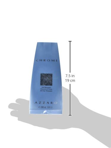 Azzaro Chrome, szampon i żel pod prysznic dla mężczyzn i włosów, 300 ml