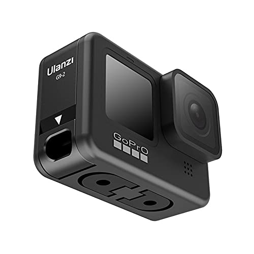 ULANZI G9-2 pokrywa komory baterii, zdejmowany adapter przyłącza ładowania, aluminium, kompatybilny z GoPro Hero 9 i GoPro Hero 10 Black