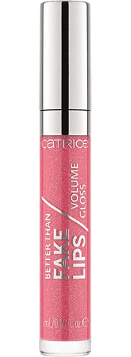 Catrice Better Than Fake Lips Volume Gloss, błyszczyk do ust, błyszczyk do ust, nr 050 Plumping Pink, różowy, wygładzający, pielęgnujący, błyszczący, naturalny, promienny, wegański, bez mikroplastiku (5ml)