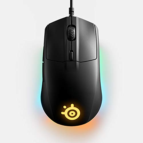 SteelSeries Rival 3 - Sensor Optyczny TrueMove Core 8 500 CPI - 6 Programowalnych Przycisków - Przyciski Split Trigger