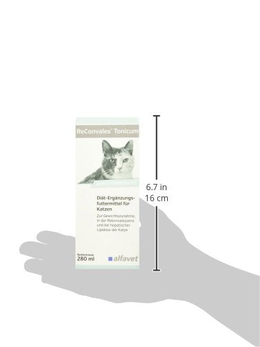 Alfavet 369 ReConvales Tonicum Suplement Diety dla Kotów ze Słabym Apetytem, 1 x 280 ml