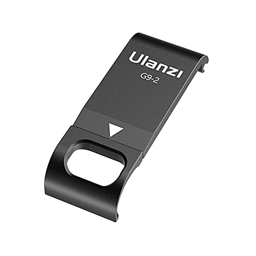 ULANZI G9-2 pokrywa komory baterii, zdejmowany adapter przyłącza ładowania, aluminium, kompatybilny z GoPro Hero 9 i GoPro Hero 10 Black