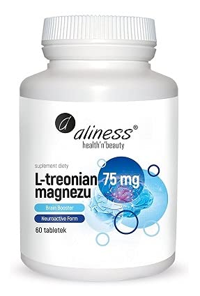 Aliness L-treonian magnezu Aliness magnez neuroaktywny 75mg 60 tabletek