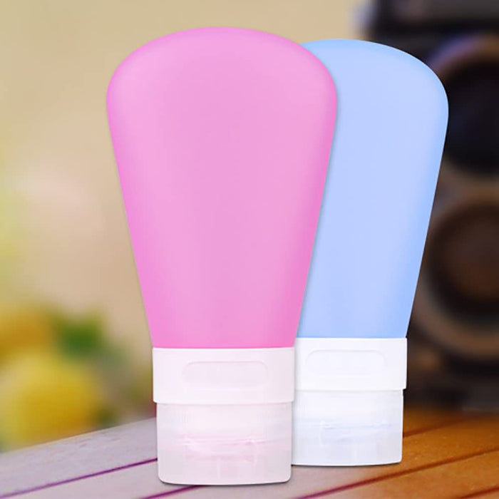 Lekki zestaw do napełniania butelek z żelem krzemionkowym Journey Balsam szampon pod prysznic Różowy 60ml.