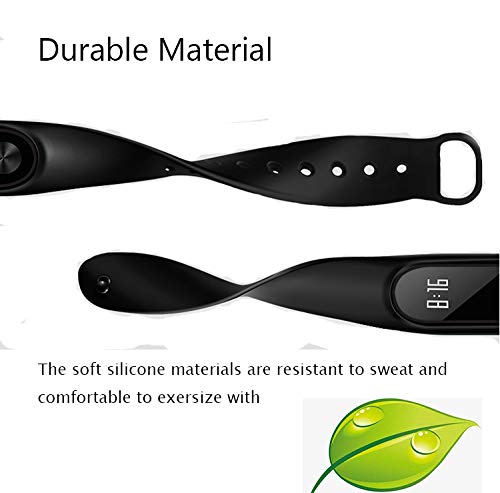 MAKACTUA Bransoletka kompatybilna z Xiaomi Mi Band 4 dla kobiet i mężczyzn, silikonowa, zamiennik, bransoletka fitness i pasek do zegarka, sportowa bransoletka i bransoletka do Xiaomi Mi 4/3