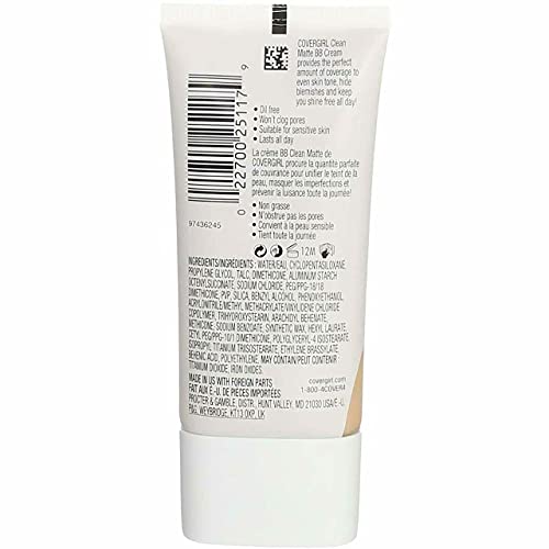 COVERGIRL - Clean Matte BB Cream Fair 510-1 fl. oz. (30 ml)