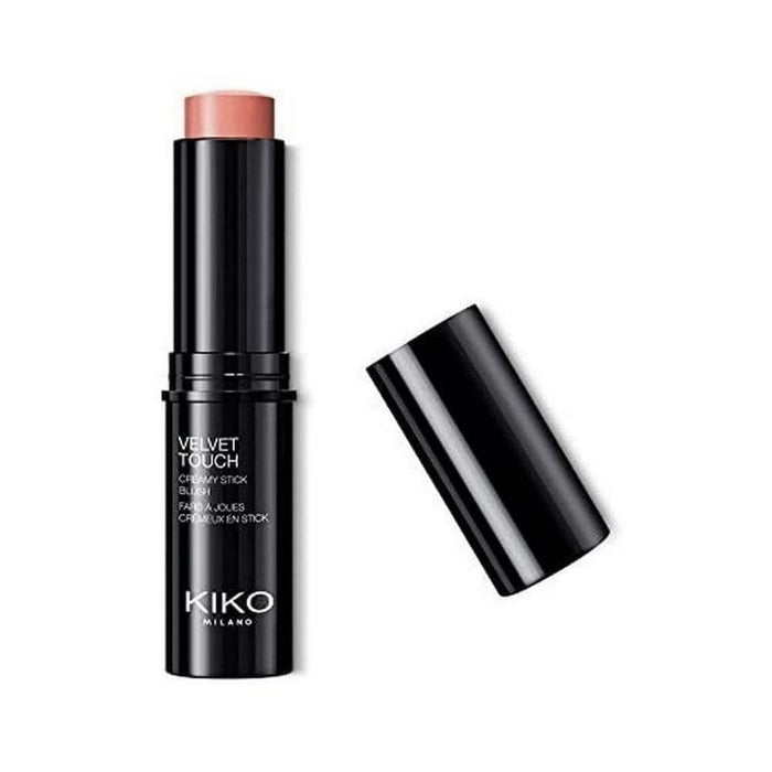 KIKO Milano Velvet Touch Creamy Stick Blush 01 | Róż do policzków w sztyfcie: kremowa konsystencja i promienne wykończenie