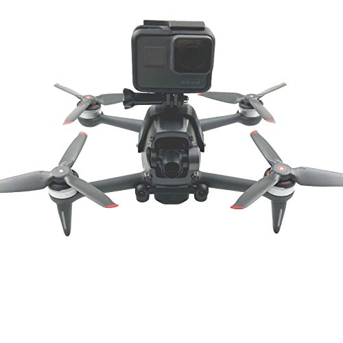 Honbobo Akcesoria do DJI FPV Combo, Przedłużacz FPV Uchwyt do kamery sportowej Mocowanie Adapter Stały uchwyt, Podłączenie do kamer GoPro Action