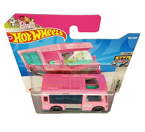 Hot Wheels - Barbie Dream Camper - HW Metro 7/10 - HCT79 - Short Card - różowy - Mattel 2022