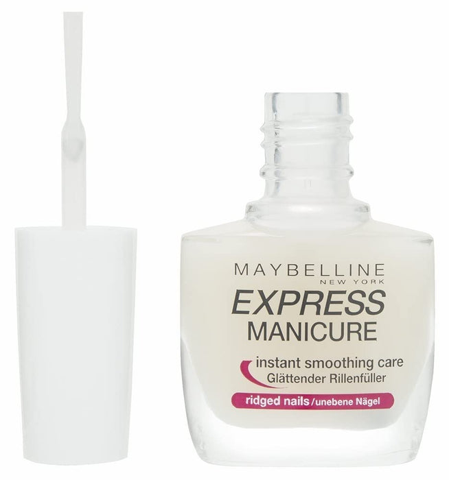 Maybelline New York Make-Up Nailpolish Express Manicure lakier do paznokci z rowkami / lakier bazowy do gładkich paznokci, 1 x 10 ml