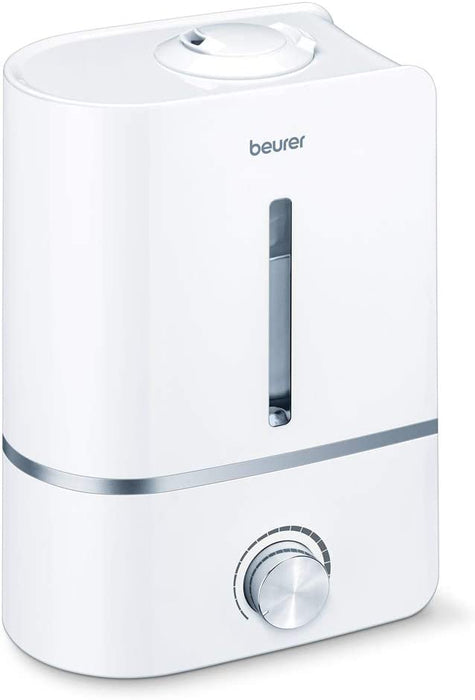 Beurer LB 45 nawilżacz powietrza z ultradźwiękowym nebulizowaniem do nawilżania powietrza w pomieszczeniu, z funkcją aromatu, do pomieszczeń do 30 m², cichy