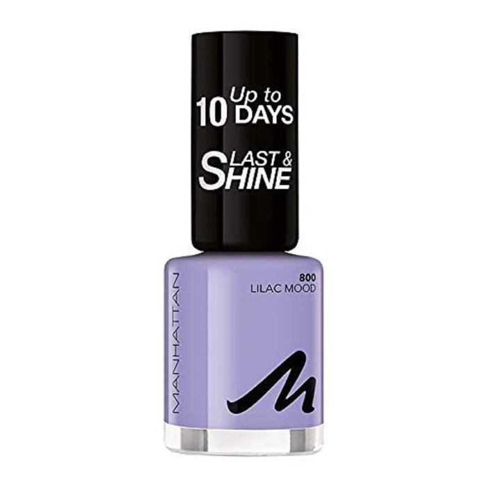 Manhattan Last und Shine lakier do paznokci, nr 800 Lilac Mood, 1 opakowanie (1 X 10 ml)