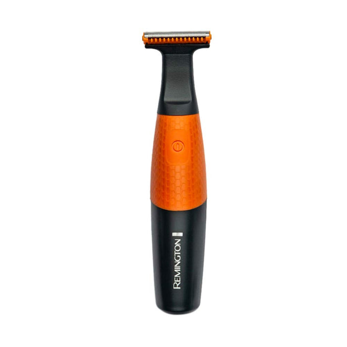 Remington trymer do brody, 3 nakładki 1-4mm, golenie na sucho i mokro, do 40 min. pracy bezprzewodowej, ładowanie USB, czarny/pomarańczowy, Durablade MB010