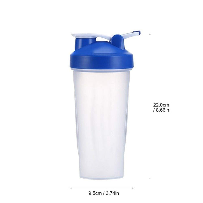 Shaker Bottle fitness sportowy mikser białkowy 605 ml szczelna butelka sportowa smoothie butelki suplementy shaker butelka (kolor: niebieski)