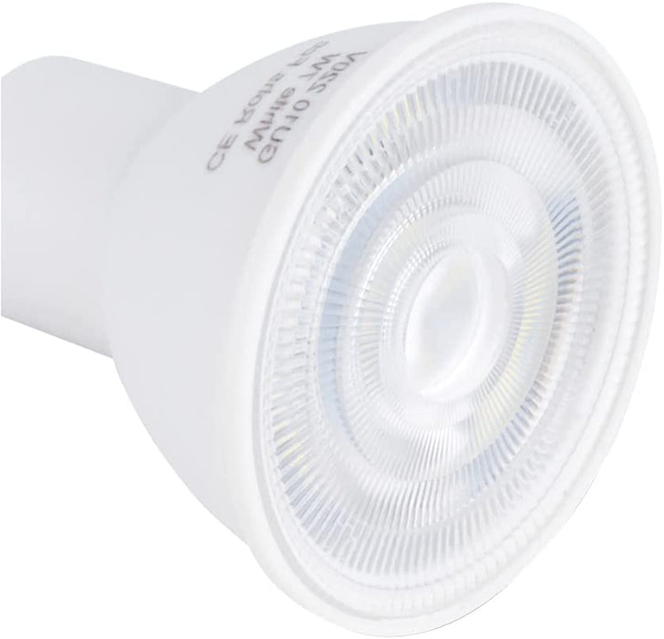 CENPEK 6-pak 5W GU10 Żarówki LED Zimna biel 6000K, odpowiednik żarówki halogenowej 40W, 400LM, kąt świecenia 38 °, nieściemnialne, energooszczędne żarówki do lamp sufitowych
