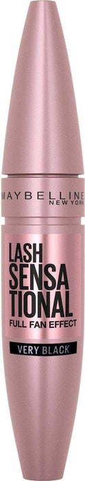 Maybelline New York Lash Sensational rozdzielający i pogrubiający tusz do rzęs, maskara nadająca objętość bez grudek i sklejania, wyrazista czerń, 01 Very Black, 9,5 ml