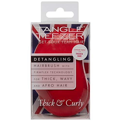 Tangle Teezer - Thick & Curly Salsa Red | Profesjonalna szczotka do włosów specjalnie do grubych i kręconych włosów