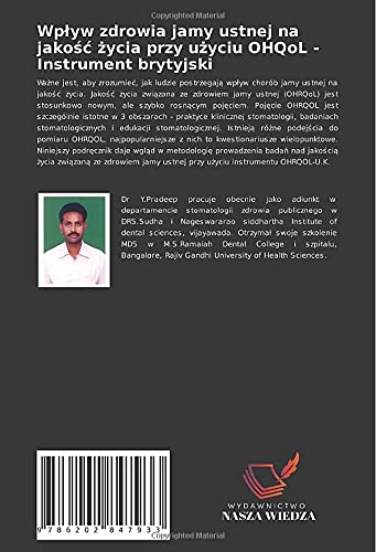 Wp¿yw zdrowia jamy ustnej na jako¿¿ ¿ycia przy u¿yciu OHQoL - Instrument brytyjski: ZAWARTO¿¿, WPROWADZENIE, PRZEGL¿D LITERATURY, MATERIA¿ÓW I METOD, WYNIKI, WNIOSKI I ODNIESIENIA