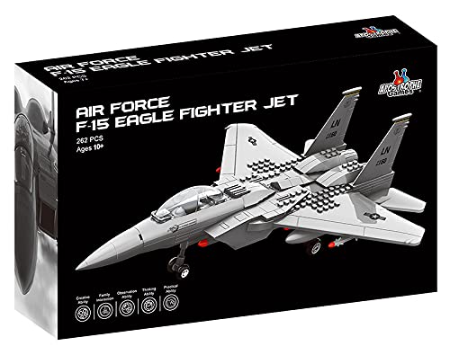 Zestaw klocków konstrukcyjnych F-15 Fighter Jet Air Force (227 sztuki)