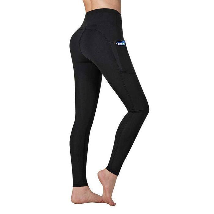 Vimbloom V263 legginsy damskie z wysokim stanem, sportowe legginsy do jogi, spodnie sportowe, legginsy fitness, z kieszeniami