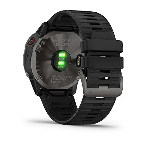 Garmin Fenix 6x Smartwatch, Czarny, 1,4 Cale