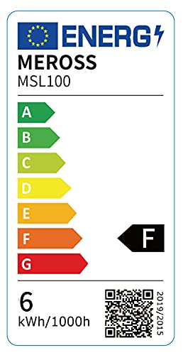 Inteligentna Żarówki LED, Ściemnialna Żarówka Meross Wi-Fi Inteligentna Wielobarwna Żarówka Odpowiednik 60W E27 2700K-6500K, Lompatybilna z Alexa, Google Home i SmartThings, Ciepła Biel, 4 Sztuki