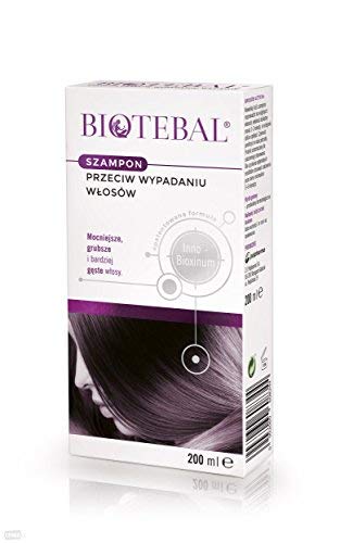 Biotebal szampon przeciw wypadaniu włosów 200 ml – do skóry głowy i włosów, również farbowany z tendencją do wypadania