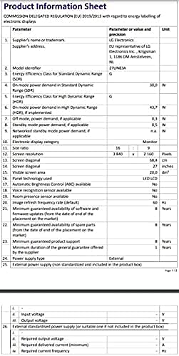 LG 27UN83A Monitor UHD 4K IPS o przekątnej 68,58 cm (27”) 2020 biały
