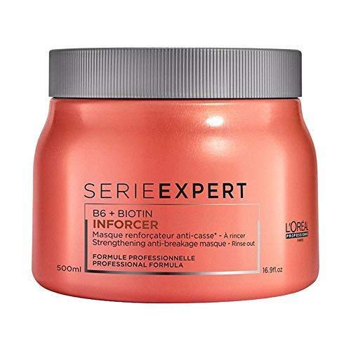 L'Oréal Professionnel Seria Expert Inforcer Maska, wzmacniająca maska, przeciw łamaniu się włosów, 1 opakowanie (1 x 500 ml)