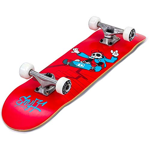 Enuff Skateboards Skully Mini deskorolka dla dorosłych, unisex, czerwona (7,75 cala)