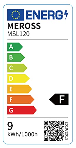 Inteligentna Żarówki LED, Ściemnialna Żarówka Meross Wi-Fi Inteligentna Wielobarwna Żarówka Odpowiednik 60W E27 2700K-6500K, Lompatybilna z Alexa, Google Home i SmartThings, Ciepła Biel, 4 Sztuki