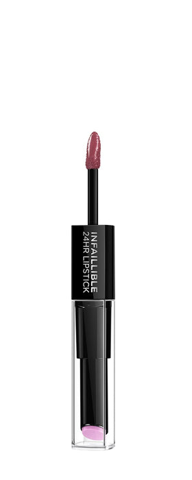 L'Oréal Paris Make-up Infaillible pomadka do ust, 213 Toujours Teaberry / Liquid Lipstick na 24 godziny, pełne usta z nawilżającą pielęgnacją ust, balsam do ust, 1 szt