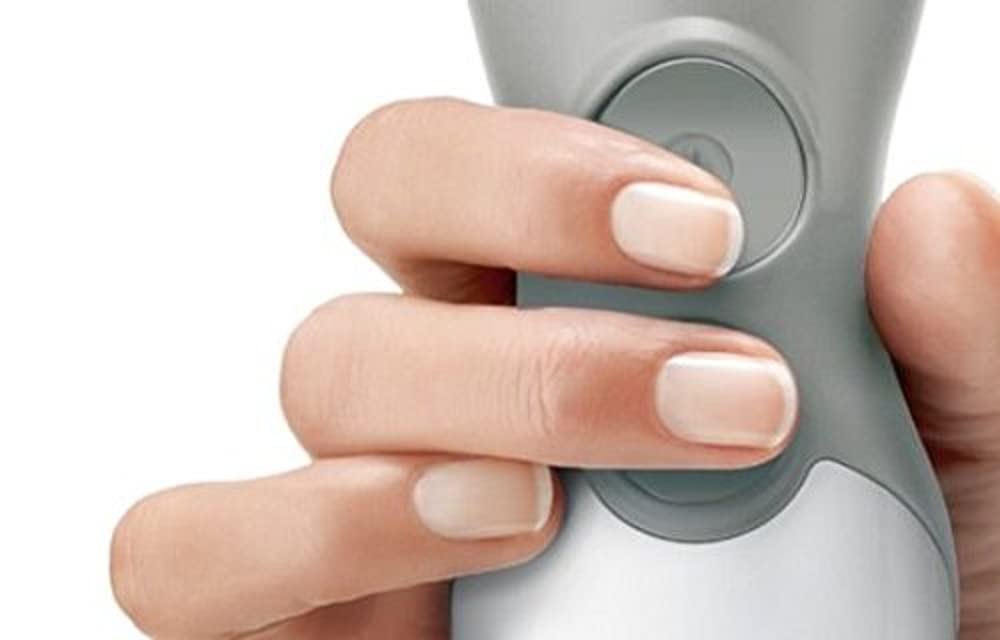 Bosch Hausgeräte Ergo Mixx MSM66130 blender ręczny, stal nierdzewna, srebrny, biały