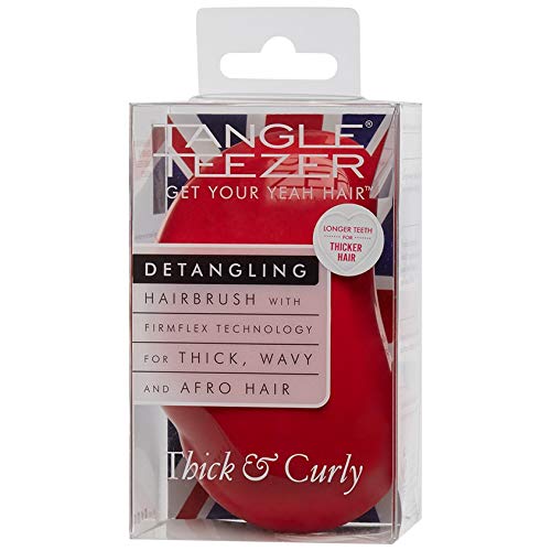Tangle Teezer - Thick & Curly Salsa Red | Profesjonalna szczotka do włosów specjalnie do grubych i kręconych włosów