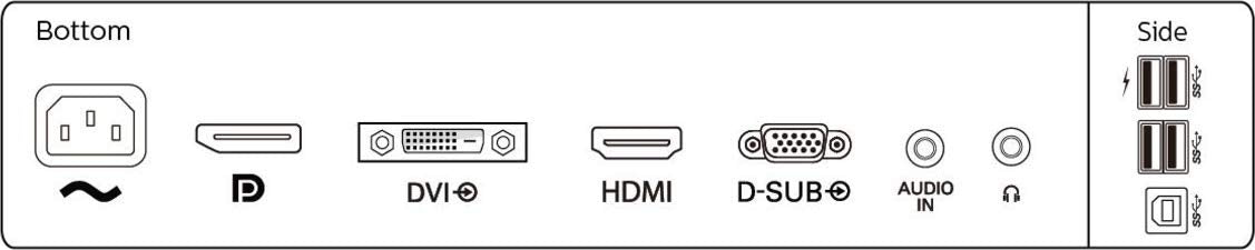 Philips 241B7QGJEB/00 monitor zielony (23,8 cala) (DVI, HDMI, Displayport, koncentrator USB, 1920 x 1080, 60 Hz, funkcja Pivot), czarny