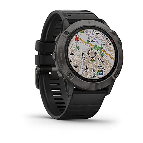 Garmin Fenix 6x Smartwatch, Czarny, 1,4 Cale