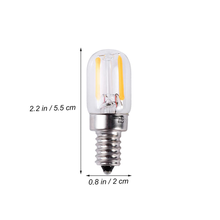 ibasenice E12 Bulb- 5 Sztuk Żarówki Lampy Poratacyjna Trwała Utility E12 Oszczędność Energii Żarówki LED Do Domu Zamrażarka Lodówka