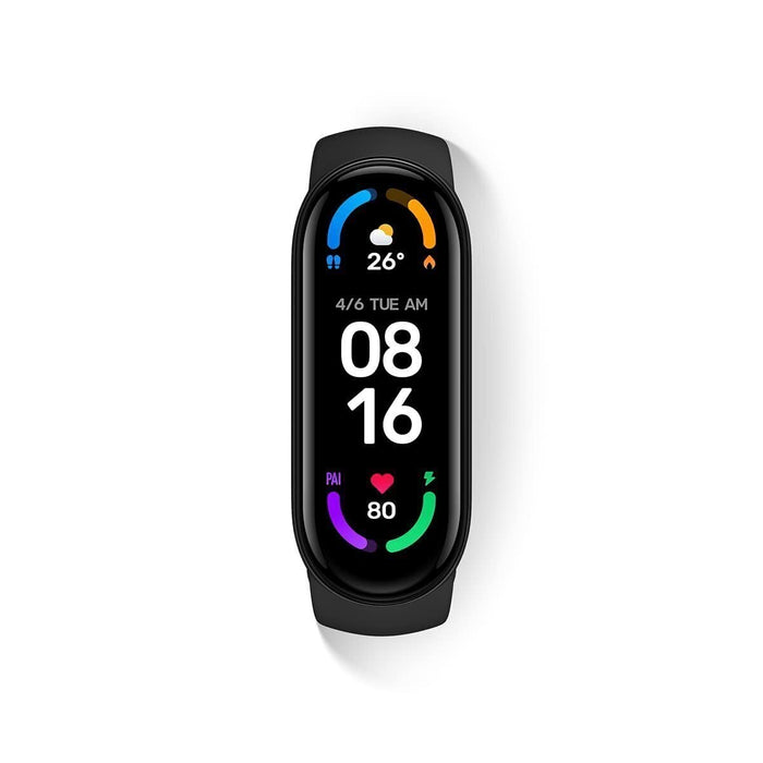Xiaomi Mi Band 6, wyświetlacz o przekątnej 3,9 cm (1,56 cala), inteligentna bransoletka, monitor tętna, opaska Bluetooth, język angielski i chiński