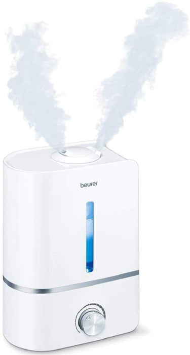 Beurer LB 45 nawilżacz powietrza z ultradźwiękowym nebulizowaniem do nawilżania powietrza w pomieszczeniu, z funkcją aromatu, do pomieszczeń do 30 m², cichy