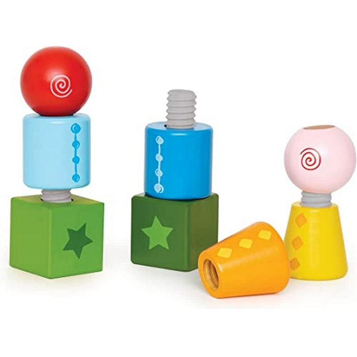 Hape E0416,Pl, Zakręcone Klocki E0416