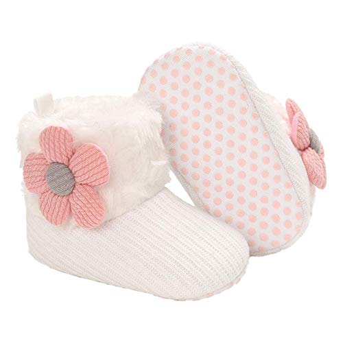 Przytulne polarowe buciki dziecięce z bawełnianą podszewką, antypoślizgowe i miękkie podeszwy buty dla noworodka 0-18 miesięcy skarpety buty unisex kapcie dziecięce zimowe ciepłe buty