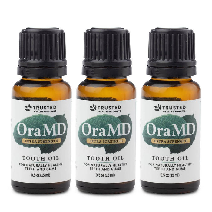 Pakiety zestawów olejków do zębów OraMD Extra Strength