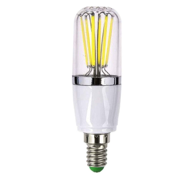 GROSSARTIG 12 V LED Żarówka Świeca Żarówka E14 6W Wymiana 40 W Halogen Niskie napięcie Nie ściemnialna Świeca LED Żarówka oszczędzająca energooszczędna □ 10 Sztuk [Klasa energetyczna A +]